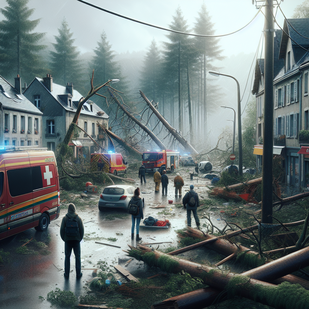 8 au 9 janvier 2026 restera marquée par le passage de la tempête Goretti Arbres déracinés et lignes électriques tombées après la tempête en France.