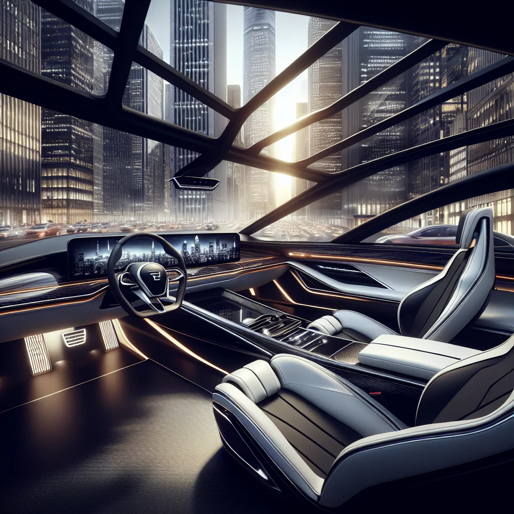 Intérieur luxueux du Zeekr 7GT
