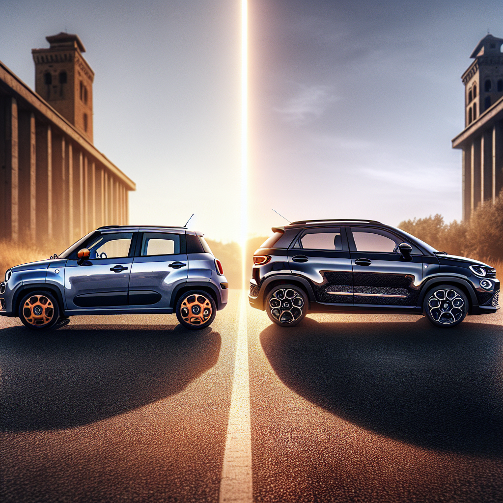 Comparaison entre la Fiat Grande Panda et un modèle concurrent