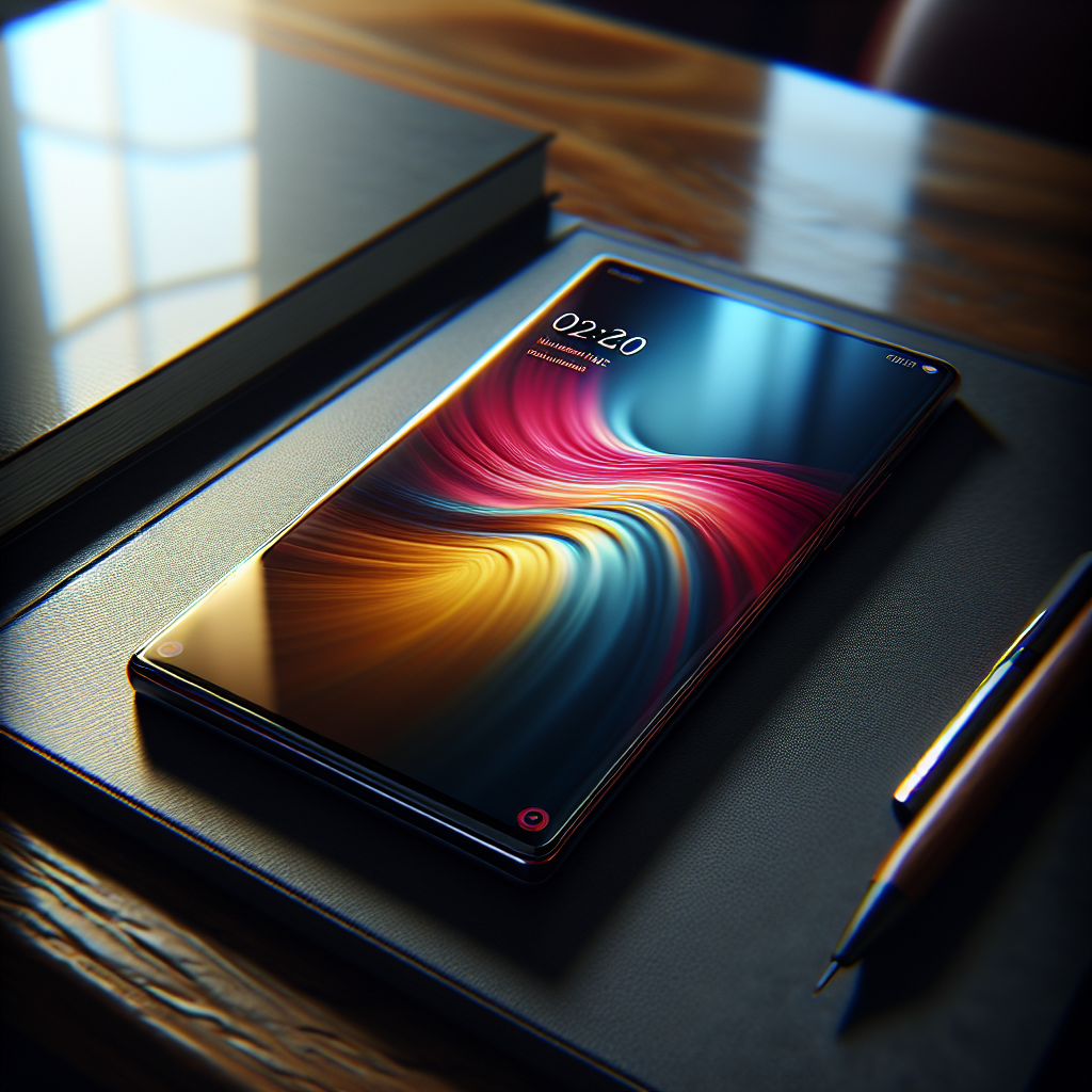 Écran AMOLED de l'OPPO Find X9 Pro.