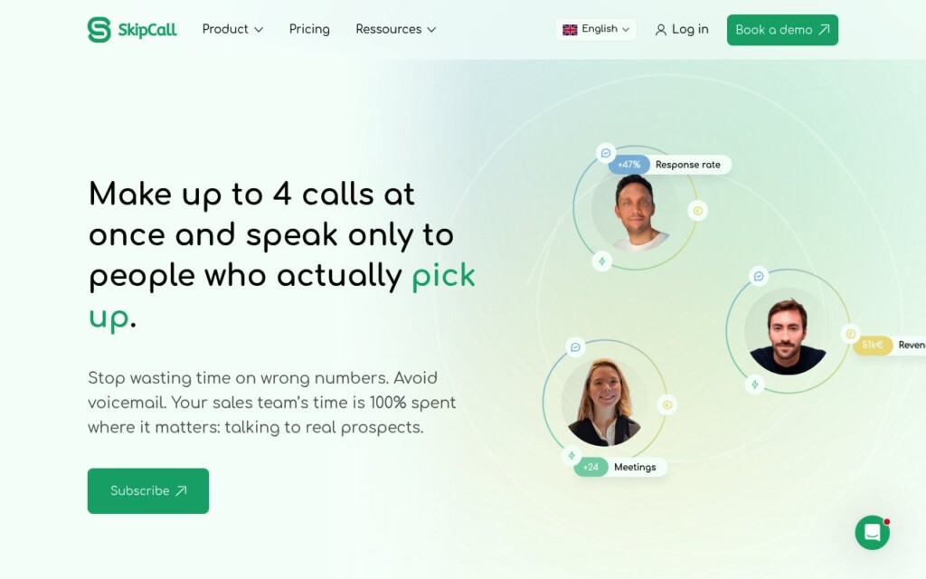 SkipCall Dialer appels simultanés SkipCall Dialer appels simultanés