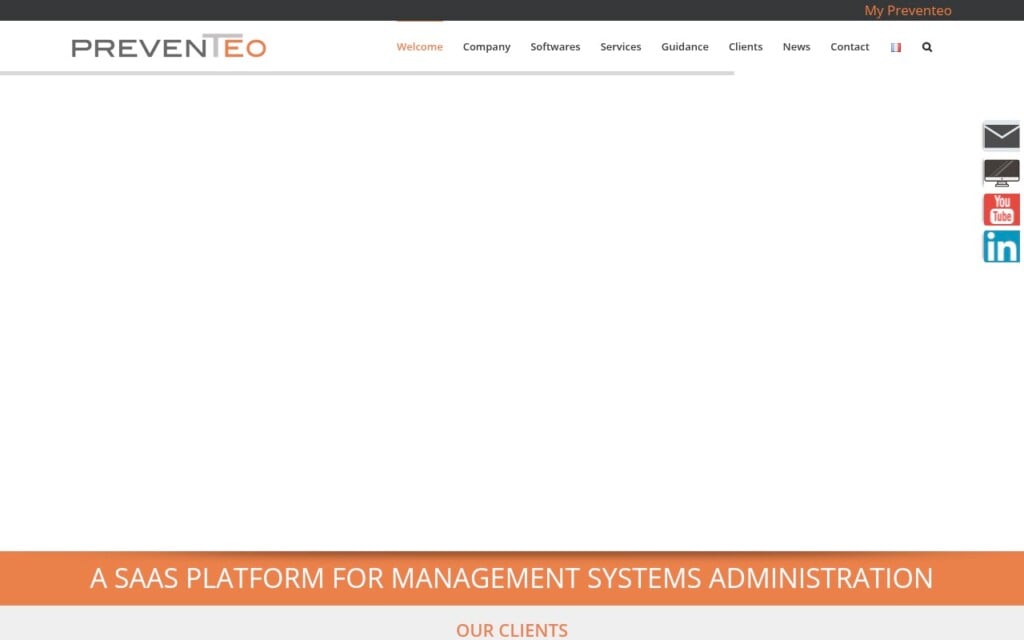 Preventeo Plateforme gestion des risques professionnels et conformité Preventeo Plateforme gestion des risques professionnels et conformité