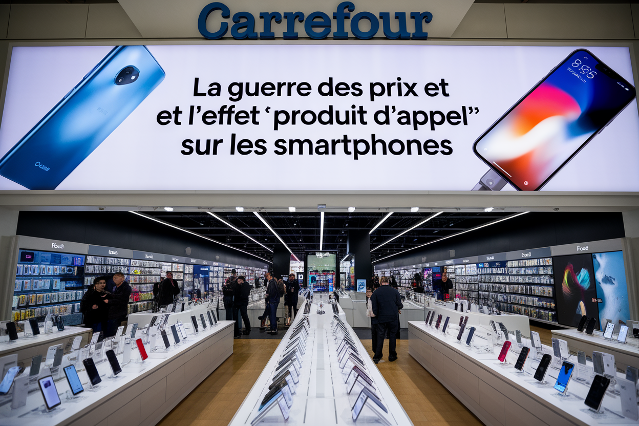 Carrefour, la guerre des prix et l'effet "produit d'appel" sur les smartphones