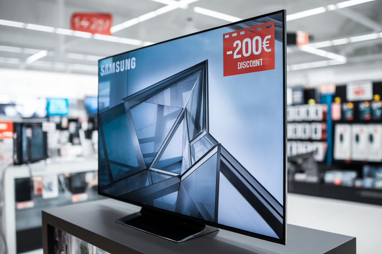 -200€ sur une TV OLED Samsung, la remise comme déclencheur avant 2026