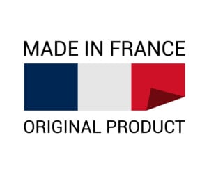 Made in France. French logo and sticker. Made in France. French logo and sticker.