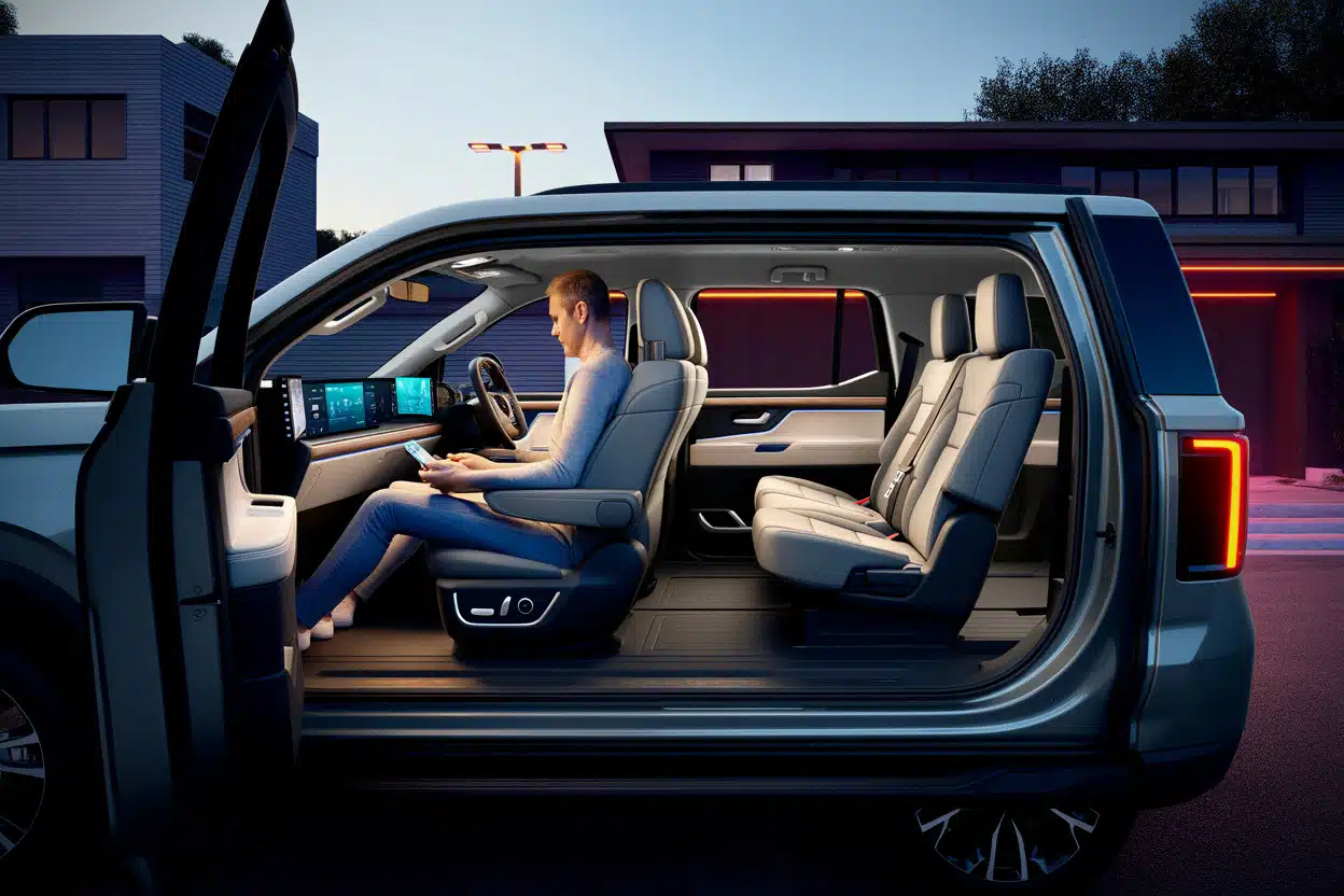 Habitacle modulable du Sky Nomad N90, grand SUV familial Xiaomi