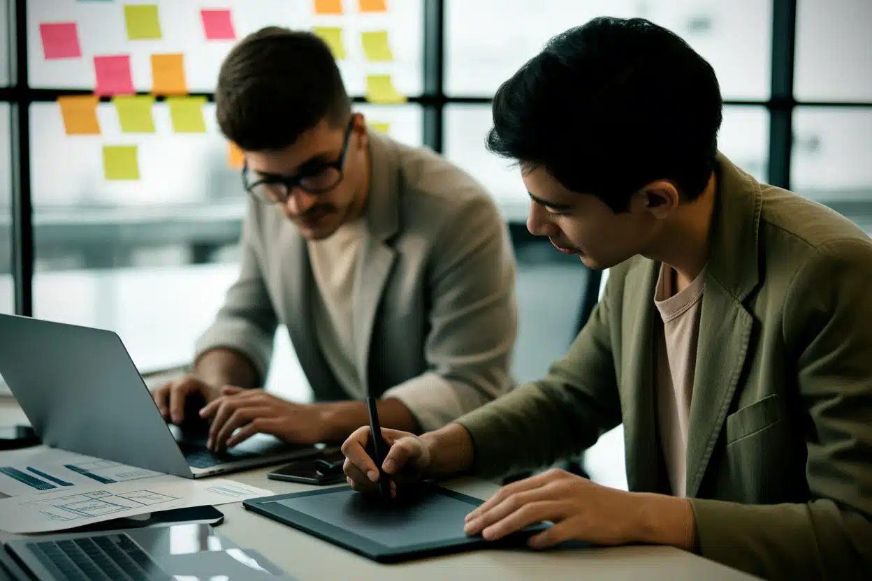 Équipe produit au travail après rachat de Bud par Figma
