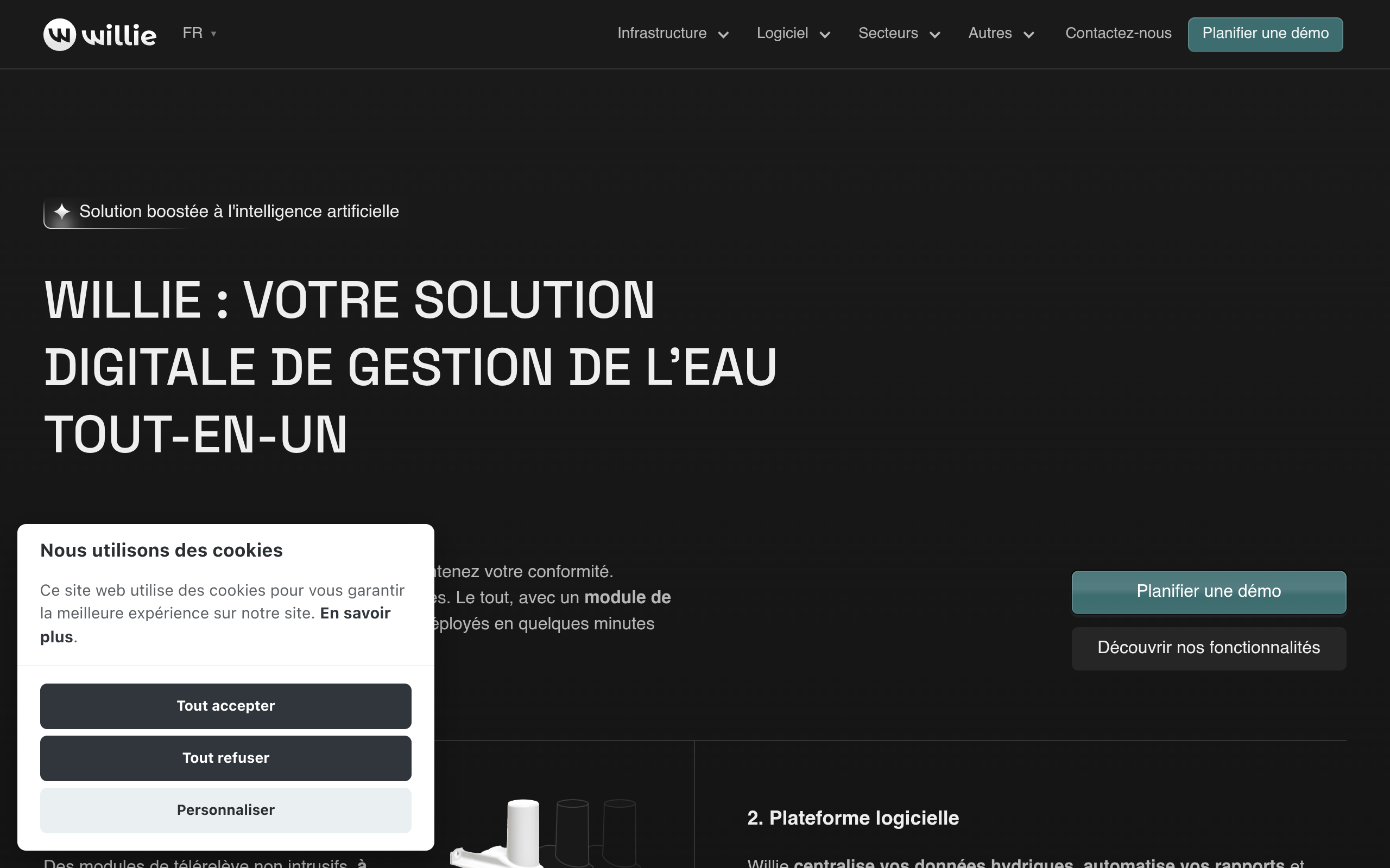 Aperçu du site www.meetwillie.com