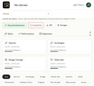 Equirider : plateforme IA de niche pour la formation équestre Interface pédagogique équitation Equirider