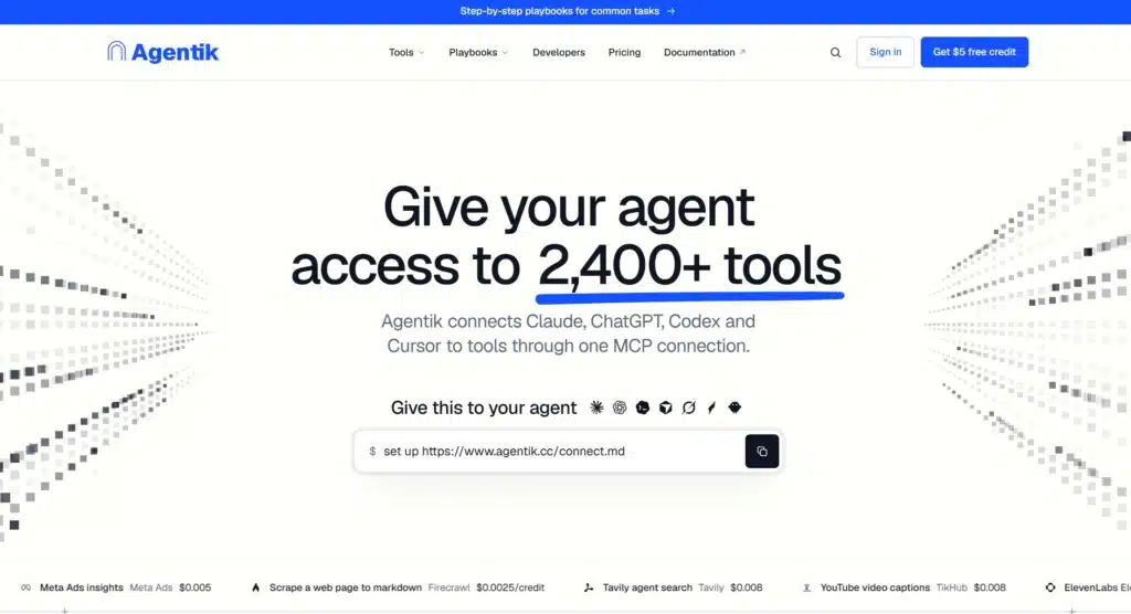 Agentik.cc Agentik connects